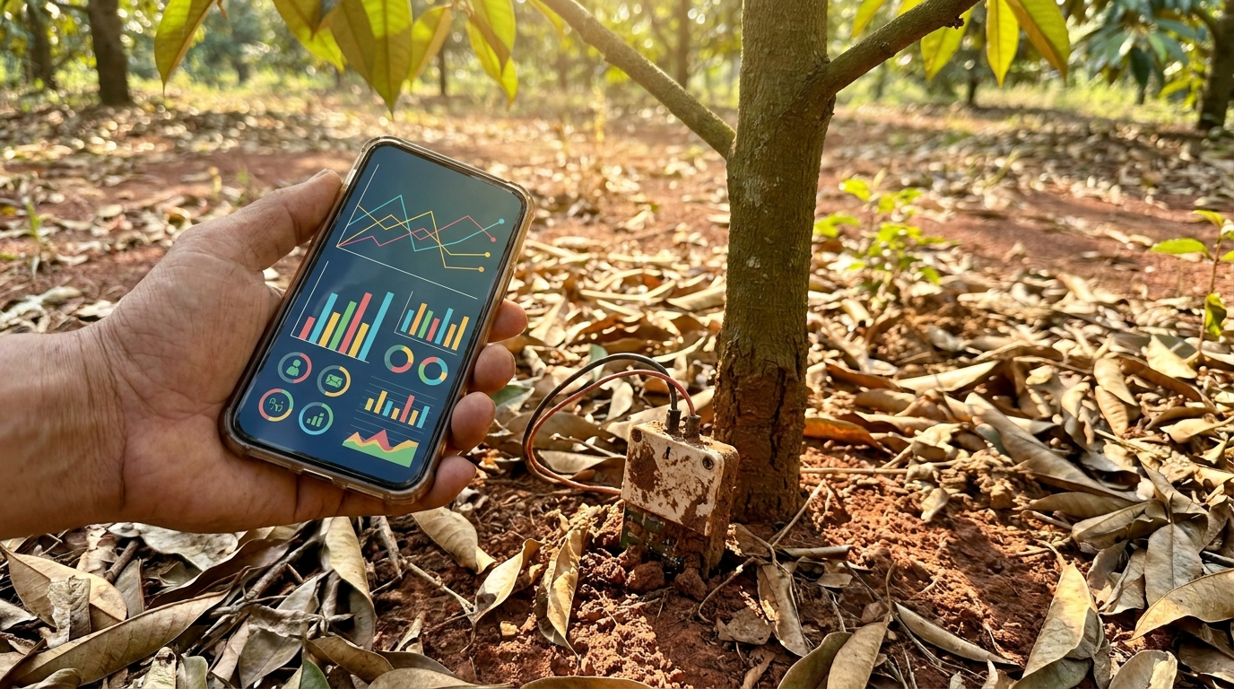 ระบบรดน้ำ IoT: เซนเซอร์วัดดิน 2 แบบ (รู้ใจทุเรียนยิ่งกว่าคนรดเอง!)